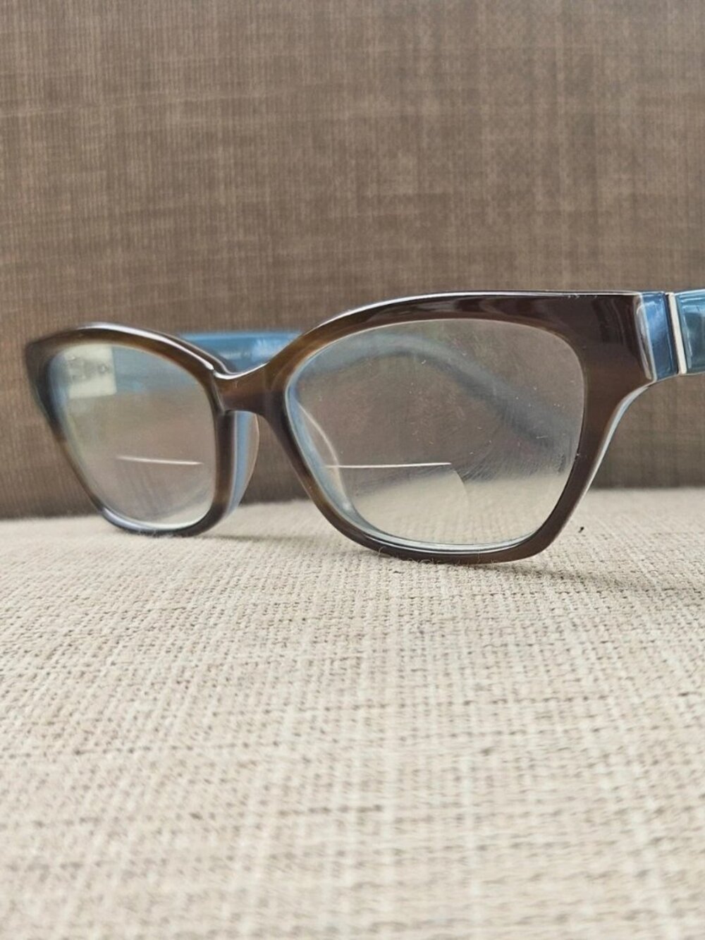 MODO Handmade Eyeglasses Frame Brown/Blue MOD. 6026 Eyewear Glasses Made